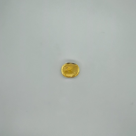 Yellow Sapphire (Pukhraj) 8.19 Ct Lab Tested